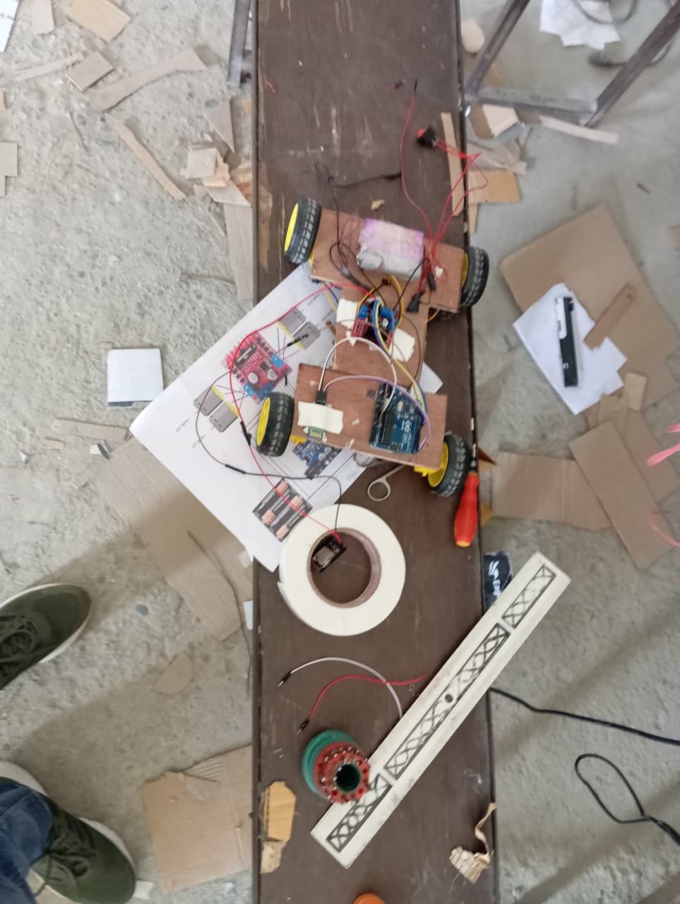 Car build in progress
