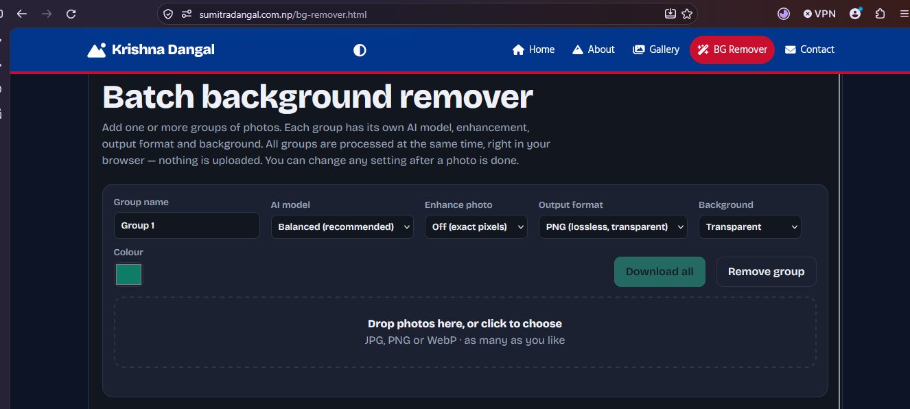 Background remover